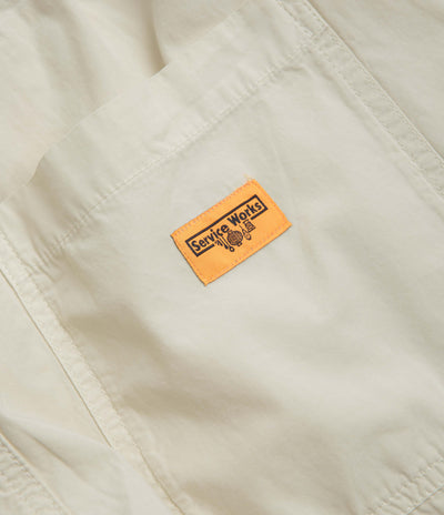 Service Works Poplin Chef Pants in White Oak