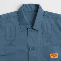 Service Works Poplin Printed Chore Shirt in Slate thumbnail