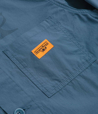 Service Works Poplin Printed Chore Shirt in Slate