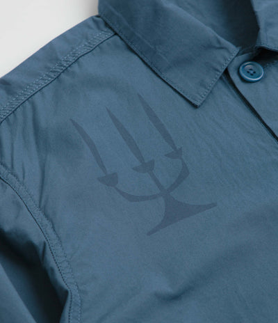 Service Works Poplin Printed Chore Shirt in Slate