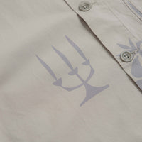Service Works Poplin Printed Chore Shirt in Stone thumbnail
