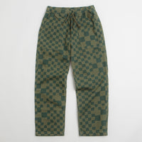 Service Works Printed Chef Pants in Olive Checker thumbnail