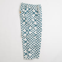 Service Works Printed Chef Pants in Teal Checker thumbnail