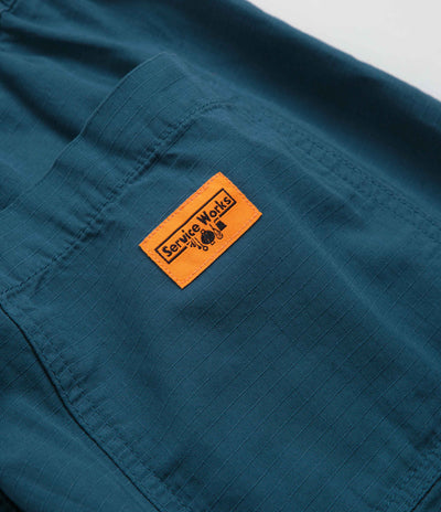 Service Works Ripstop Chef Pants in Ocean