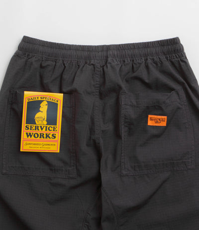 Service Works Ripstop Chef Pants in Washed Black