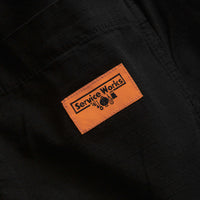 Service Works Ripstop Chef Shorts - Black thumbnail