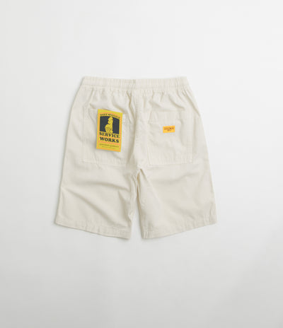 Service Works Ripstop Chef Shorts in Bone