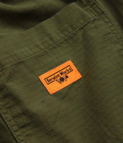 Service Works Ripstop Chef Shorts - Pesto