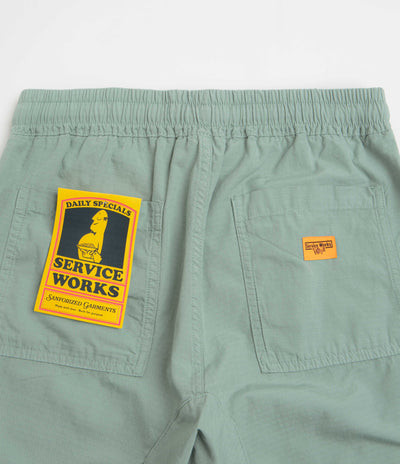 Service Works Ripstop Chef Shorts in Sage