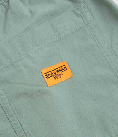 Service Works Ripstop Chef Shorts in Sage