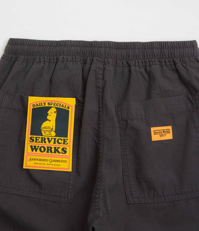 Service Works Ripstop Chef Shorts in Washed Black