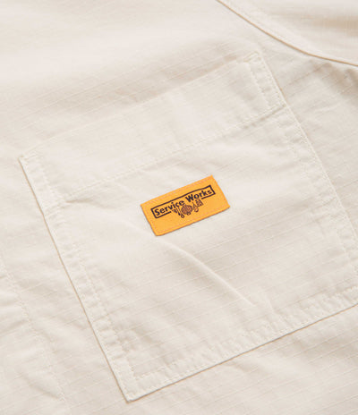 Service Works Ripstop FOH Jacket in Bone