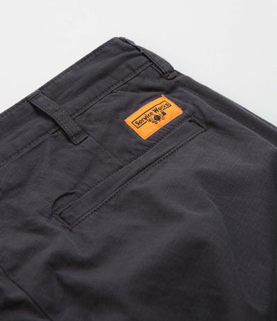 Service Works Ripstop Part Timer Pants in Washed Black