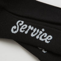 Service Works Salt + Pepper Socks in Black thumbnail
