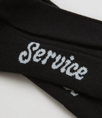 Service Works Salt + Pepper Socks in Black