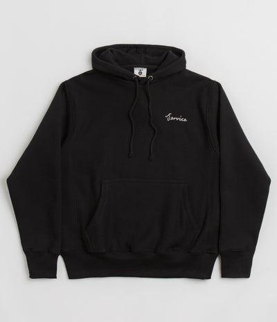 Service Works Script Logo Hoodie in Black