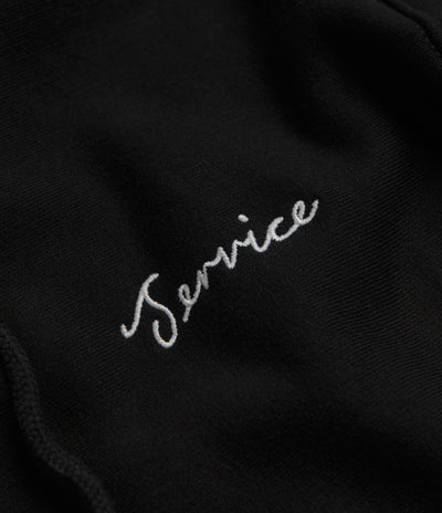 Service Works Script Logo Hoodie in Black
