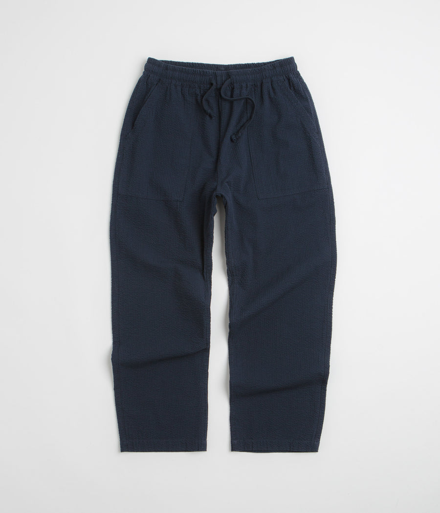 Service Works Seersucker Chef Pants - Dark Navy