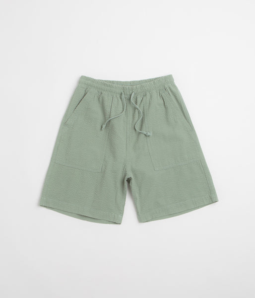 Service Works Seersucker Chef Shorts - Sage | flatspot