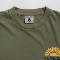 Service Works Sunny Side Up T-Shirt - Olive thumbnail