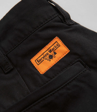 Service Works Twill Part Timer Pants - Black