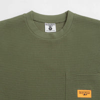 Service Works Waffle Pocket T-Shirt - Olive thumbnail