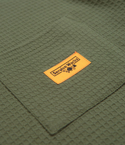 Service Works Waffle Pocket T-Shirt - Olive