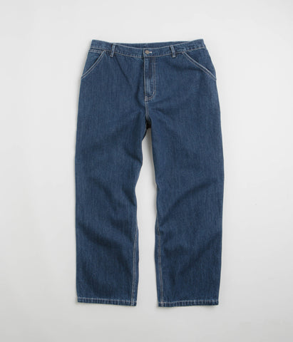 【Eaphi 】STUDS DENIM PANTS Studded Slouchy Jeans Blue | Garage