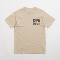 Sexhippies Flame Circle T-Shirt in Sand thumbnail