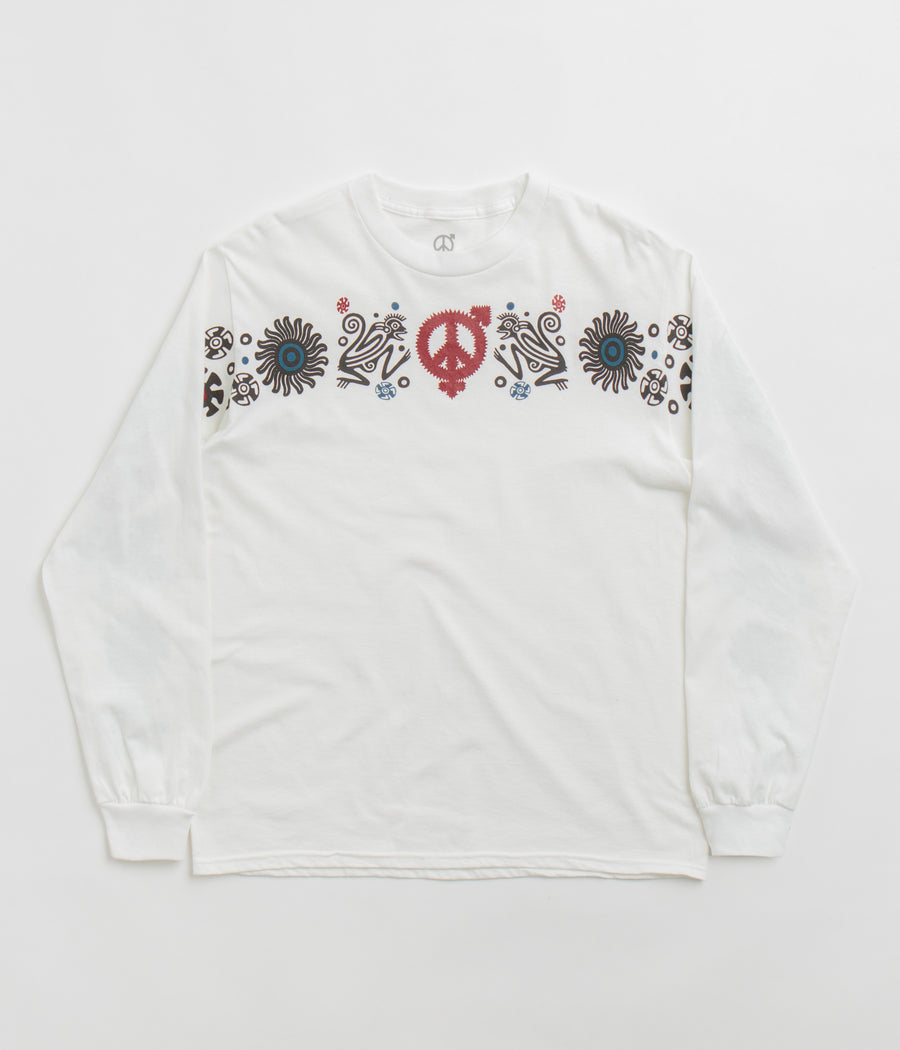 Sexhippies Primate Long Sleeve T-Shirt - White