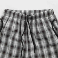 Sexhippies Seersucker Plaid Shorts - Black / White thumbnail