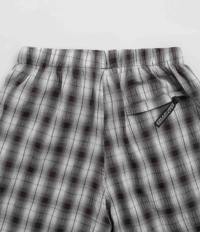 Sexhippies Seersucker Plaid Shorts - Black / White