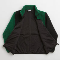 Skateboard Cafe Check Full Zip Fleece - Forest Green / Black /Gold thumbnail