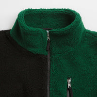 Skateboard Cafe Check Full Zip Fleece - Forest Green / Black /Gold thumbnail