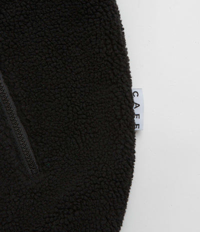 Skateboard Cafe Check Full Zip Fleece - Forest Green / Black /Gold