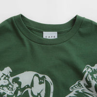 Skateboard Cafe Pooch T-Shirt - Forest Green thumbnail