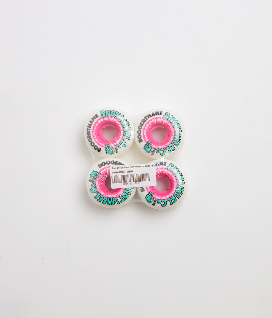 Snot Boogerthane 101A Wheels - White / Pink - 56mm
