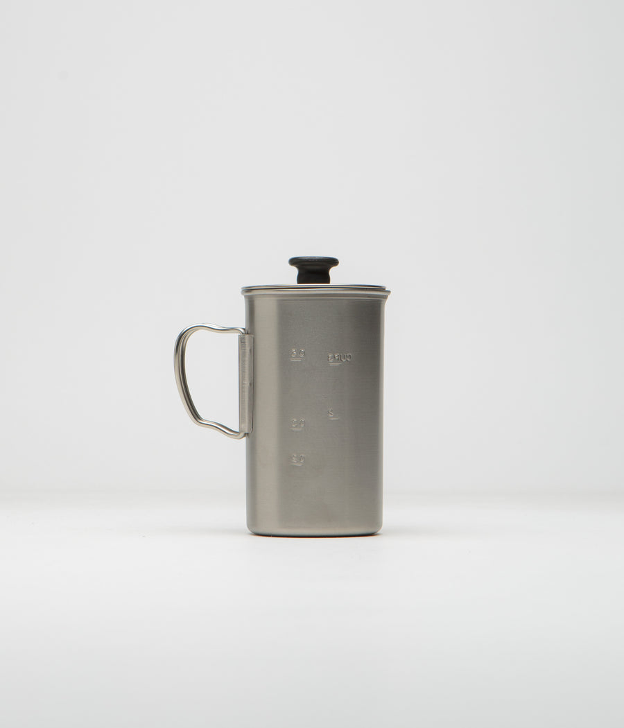 Snow Peak 3 Cup French Press in Titanium
