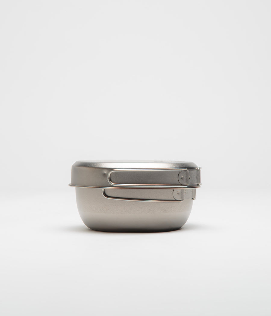 Snow Peak 3 Piece Titanium Cookset in Silver