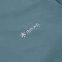 Snow Peak Chest Logo T-Shirt in Blue thumbnail
