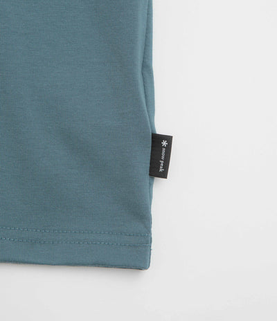 Snow Peak Chest Logo T-Shirt in Blue