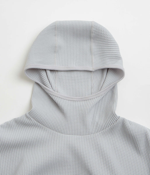 Snow Peak Dry Waffle Hoodie - Light Grey | Flatspot