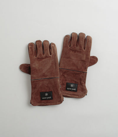Snow Peak Fireside Gloves in Brown