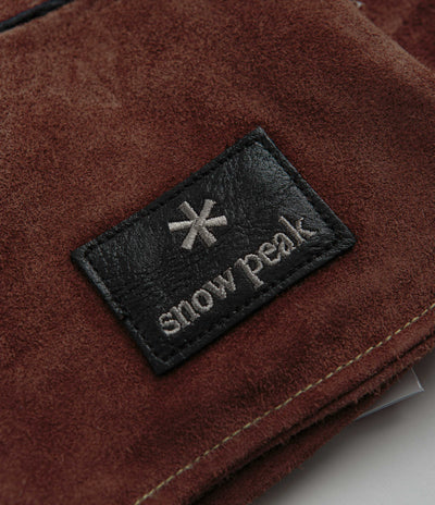 Snow Peak Fireside Gloves in Brown