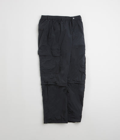 Snow Peak Garment Dyed Convertible Pants in Black