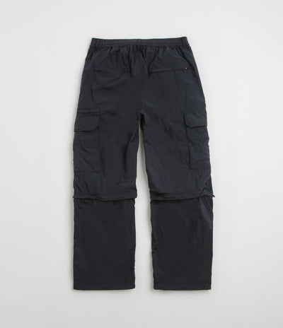 Snow Peak Garment Dyed Convertible Pants in Black