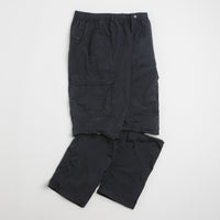 Snow Peak Garment Dyed Convertible Pants in Black thumbnail
