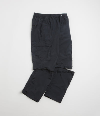 Snow Peak Garment Dyed Convertible Pants in Black