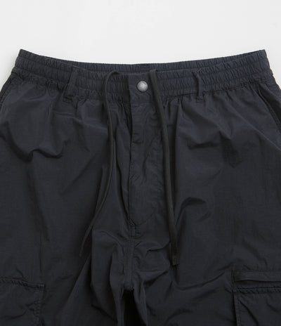 Snow Peak Garment Dyed Convertible Pants in Black