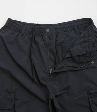 Snow Peak Garment Dyed Convertible Pants in Black